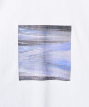 アブストラクト絵画 フロントプリント 半袖Tシャツ