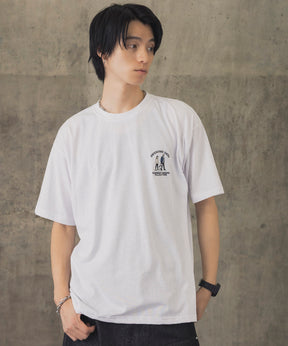 ウォーキングC ワンポイント刺繍ロゴ ビッグシルエット半袖Tシャツ