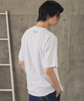 ウォーキングA ワンポイント刺繍ロゴ ビッグシルエット半袖Tシャツ