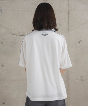 フロントプリント サイドライン ユニフォーム半袖Tシャツ