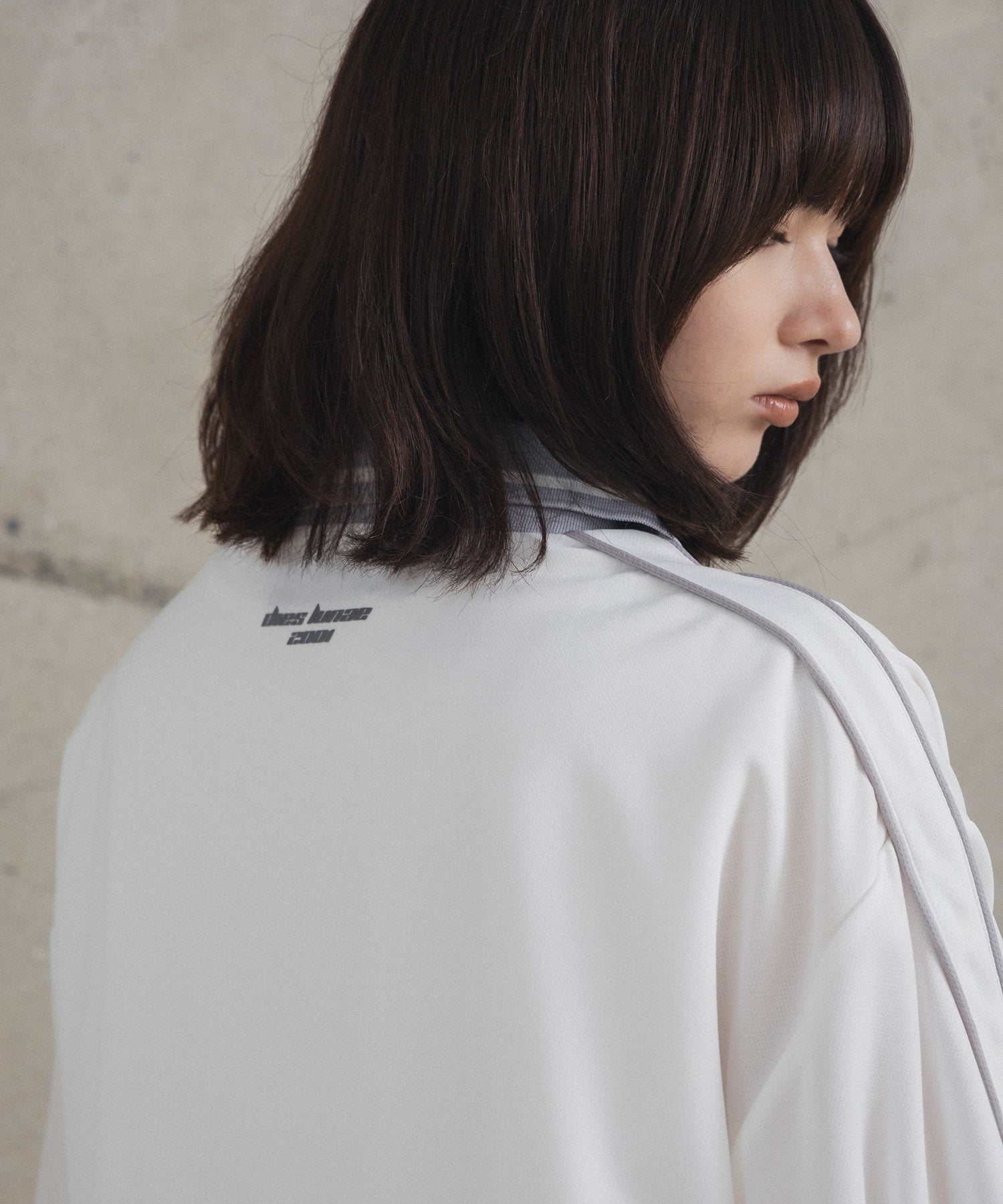 フロントプリント サイドライン ユニフォーム半袖Tシャツ