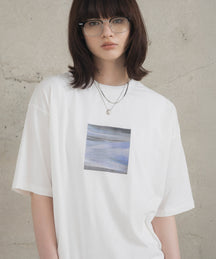 アブストラクト絵画 フロントプリント 半袖Tシャツ
