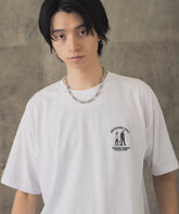 ウォーキングC ワンポイント刺繍ロゴ ビッグシルエット半袖Tシャツ