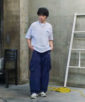 ボックスシルエット スプラッシュ タギング ストリートグラフィック 半袖Tシャツ