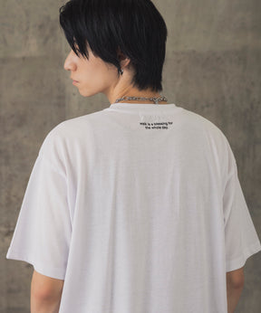ウォーキングC ワンポイント刺繍ロゴ ビッグシルエット半袖Tシャツ