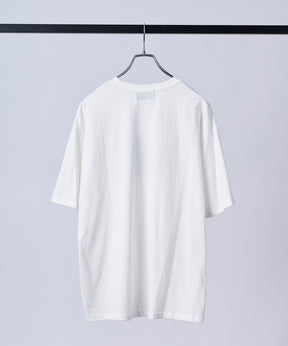 アブストラクトグラフィック箔プリント 半袖Tシャツ