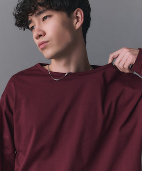 Boat Neck Long-Sleeve Tee / ボートネックロングスリーブTシャツ