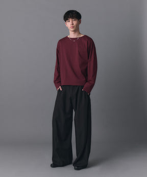 Boat Neck Long-Sleeve Tee / ボートネックロングスリーブTシャツ