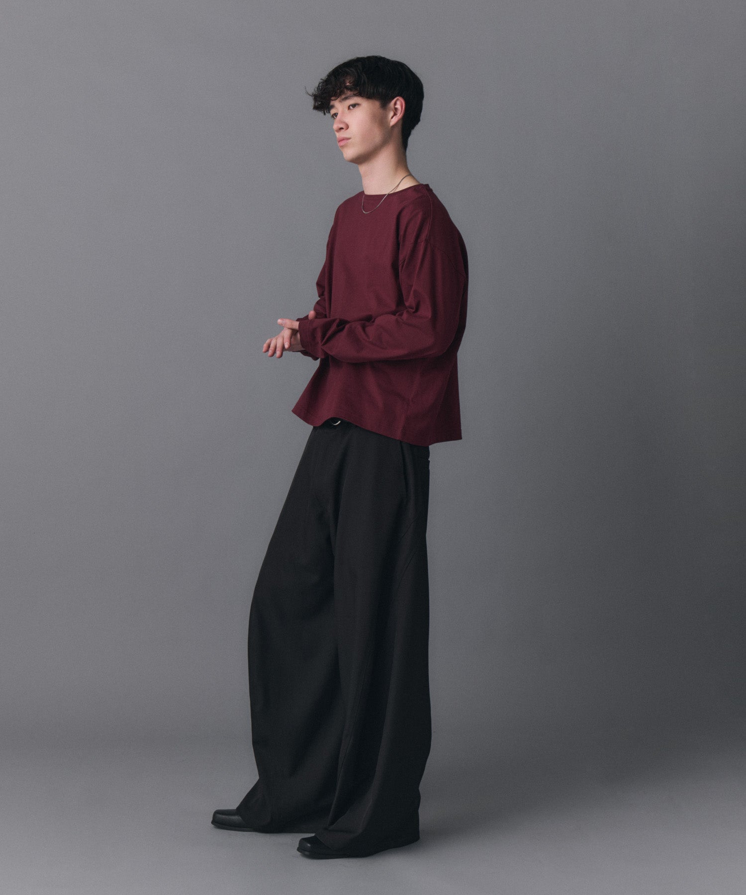 Boat Neck Long-Sleeve Tee / ボートネックロングスリーブTシャツ
