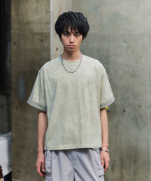 SLEEVE LAYERED LOOSE T-SHIRT / レイヤード ルーズTシャツ
