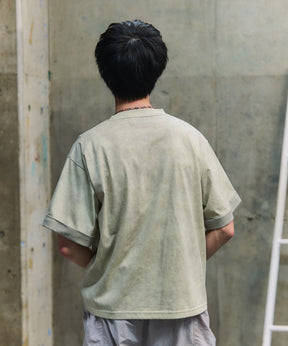SLEEVE LAYERED LOOSE T-SHIRT / レイヤード ルーズTシャツ