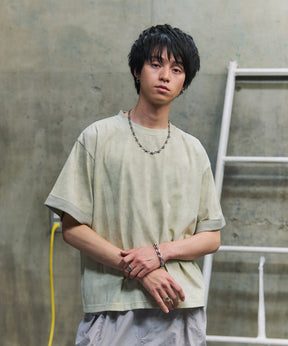 SLEEVE LAYERED LOOSE T-SHIRT / レイヤード ルーズTシャツ